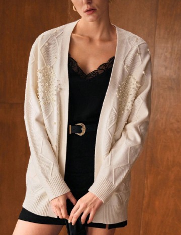 Cardigan Zeylah, ecru