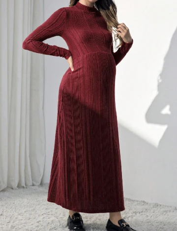 Compleu SHEIN Maternity, roz pudra inchis