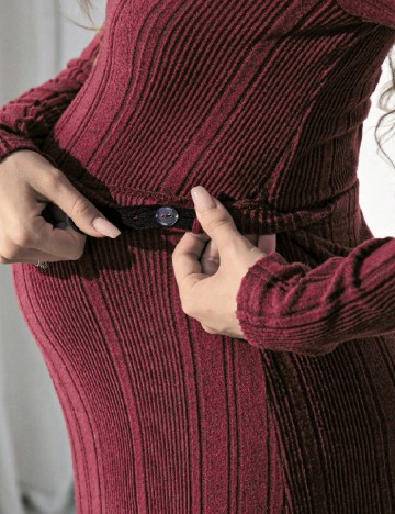 Compleu SHEIN Maternity, roz pudra inchis