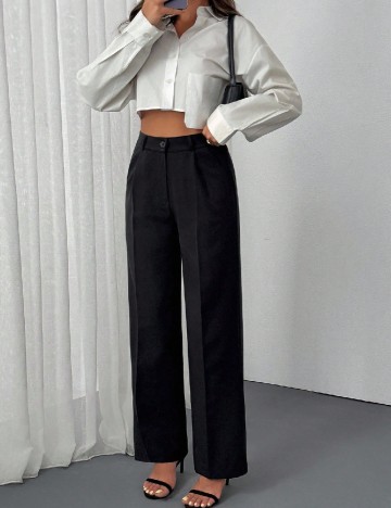 
						Pantaloni SHEIN, negru