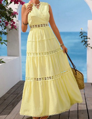 Rochie lunga SHEIN, galben