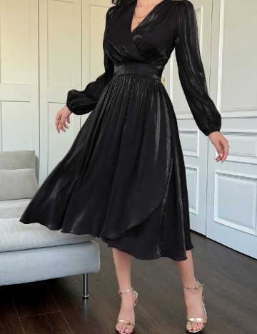 Rochie medie Dazy, negru