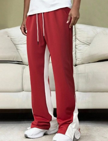 
						Pantaloni SHEIN, rosu