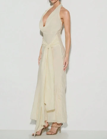 Rochie lunga SHEIN, crem