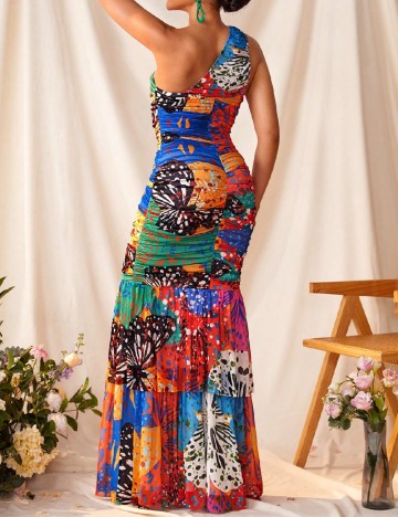 Rochie lunga SHEIN, mix culori