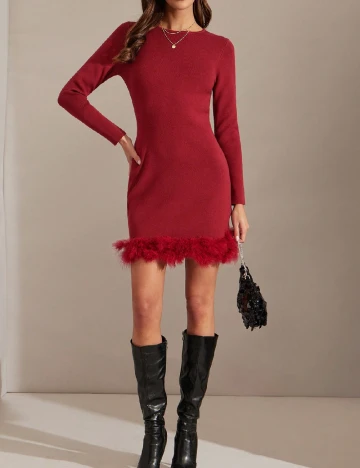 Rochie scurta SHEIN, rosu