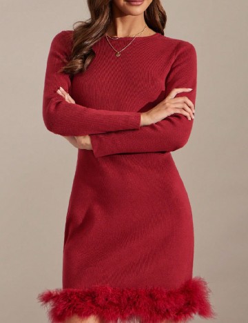 Rochie scurta SHEIN, rosu