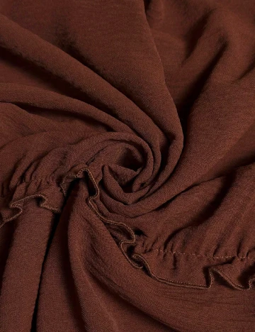 Rochie medie SHEIN CURVE, maro
