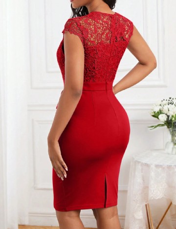 Rochie scurta SHEIN, rosu