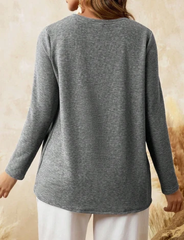 Bluza SHEIN Maternity, gri