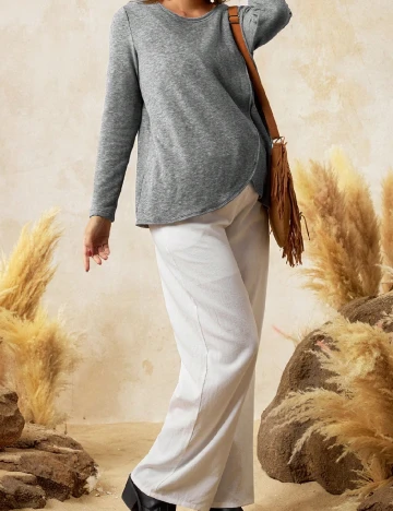 Bluza SHEIN Maternity, gri