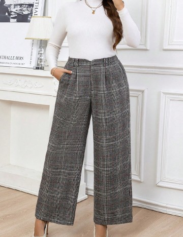 
						Pantaloni SHEIN CURVE, gri