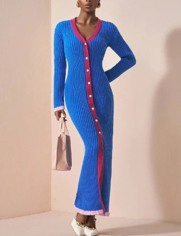 Rochie lunga SHEIN, albastru