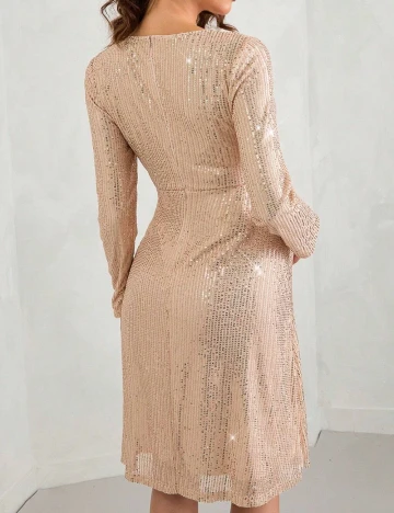 Rochie scurta SHEIN Maternity, crem