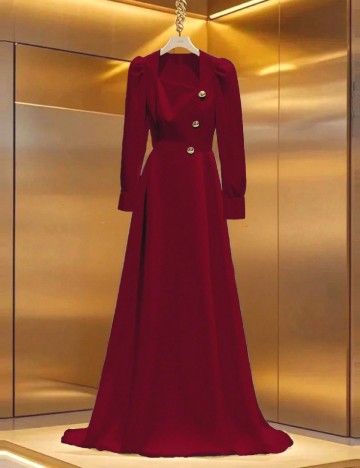 
						Rochie lunga SHEIN, rosu