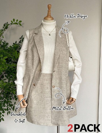 Compleu SHEIN CURVE, bej