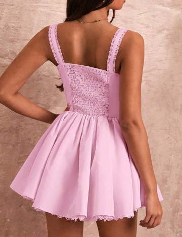 Rochie scurta SHEIN, roz