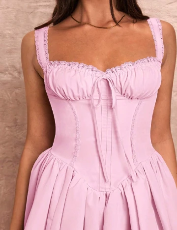 Rochie scurta SHEIN, roz