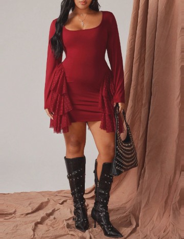 Rochie scurta SHEIN CURVE, visiniu