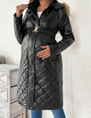 Geaca SHEIN Maternity, negru