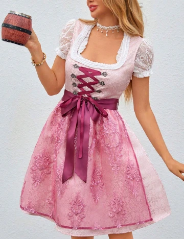 Rochie scurta SHEIN, roz