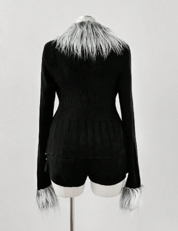 Jacheta SHEIN CURVE, negru