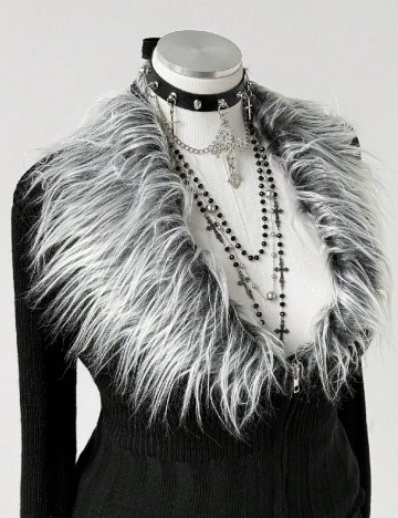 Jacheta SHEIN CURVE, negru