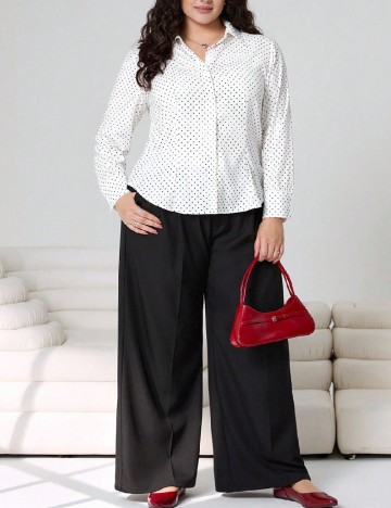 
						Camasa SHEIN CURVE, alb