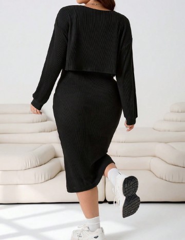 Compleu SHEIN CURVE, negru