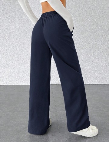 Pantaloni SHEIN, bleumarin