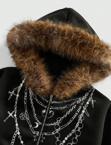 Hanorac Romwe, negru