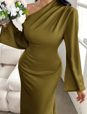 Rochie lunga SHEIN, verde