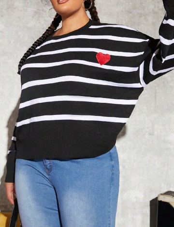 Bluza SHEIN CURVE, negru