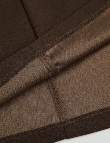 Rochie scurta SHEIN CURVE, maro