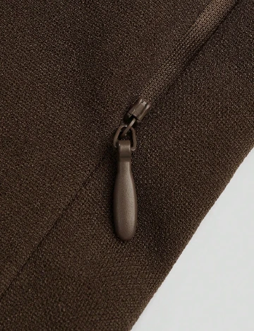 Rochie scurta SHEIN CURVE, maro