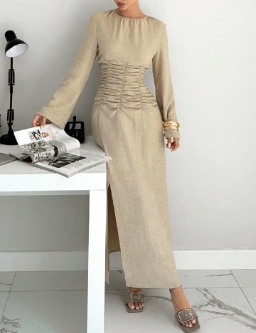 Rochie lunga SHEIN, bej