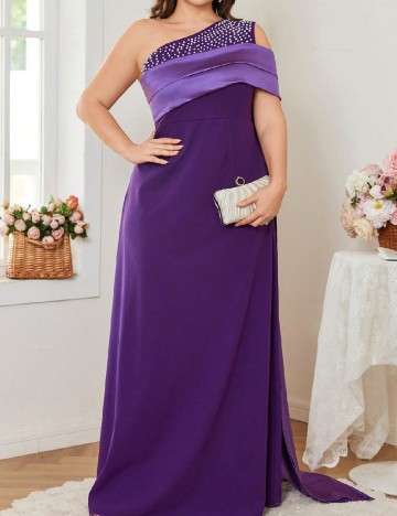 
						Rochie lunga SHEIN CURVE, mov