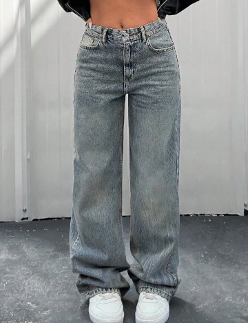 
						Blugi SHEIN, albastru