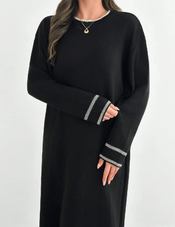 Rochie lunga SHEIN CURVE, negru