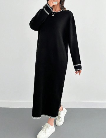 Rochie lunga SHEIN CURVE, negru