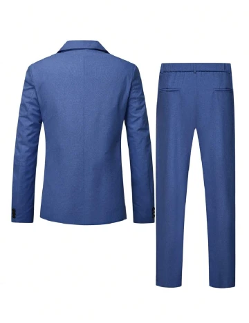 Costum SHEIN, albastru