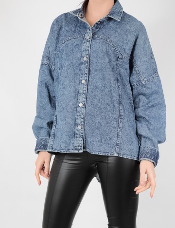 Jacheta Noisy May, albastru denim, M