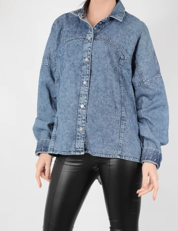 Jacheta Noisy May, albastru denim, M