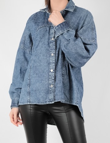 Jacheta Noisy May, albastru denim, M