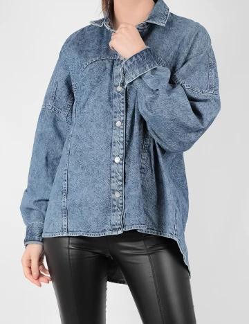 Jacheta Noisy May, albastru denim, M