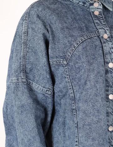 Jacheta Noisy May, albastru denim, M