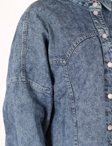 Jacheta Noisy May, albastru denim, M