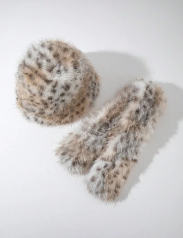 Set caciula si fular SHEIN, mix culori