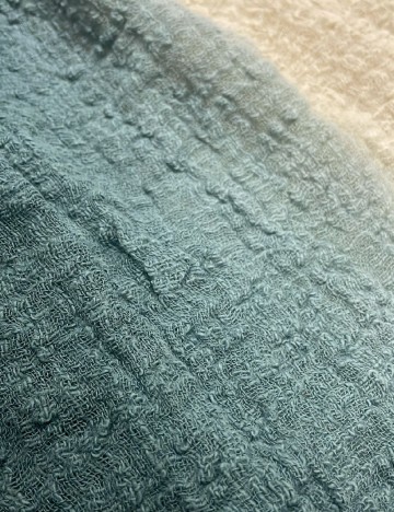 Esarfa Pull&Bear, albastru/crem