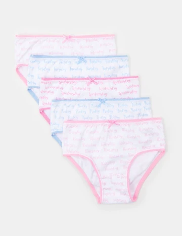 Set chiloti 5 perechi Sinsay, mix culori